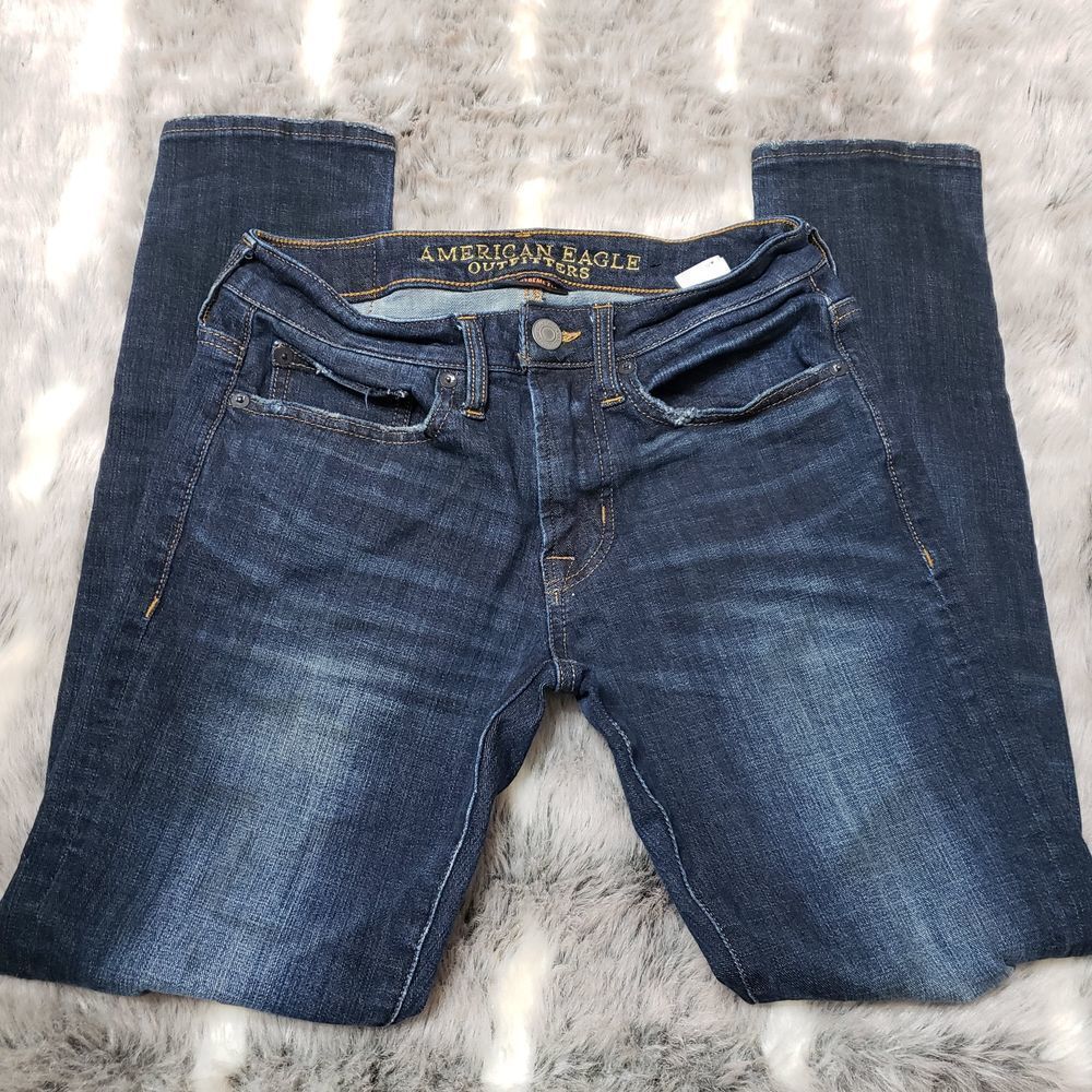 American Eagle Slim Taper Distressed Jeans, sz 26